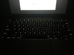 MacBook 12'のキーボード