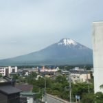 御殿場市民会館から見た富士山