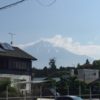 富士宮市民文化会館から見た富士山